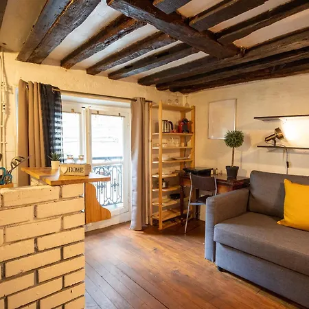 Appartamento Studio Cosy Romantique En Plein Coeur De Parigi